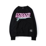 Pullover Sweatshirt Pink Letter Print Men Hip Hop Pullover Sweatshirt