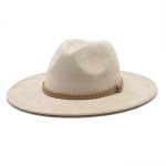 Western Cowboy Hat Sun Shade Sun Shield Hat Mens And Womens Suede Casual Versatile Knight Hat