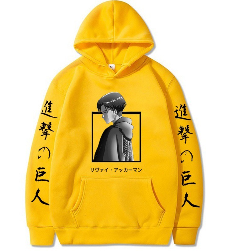 Hoodies Giant Soldier Captain's New Student Casual Sweatshirt from Japanese Anime Attack
